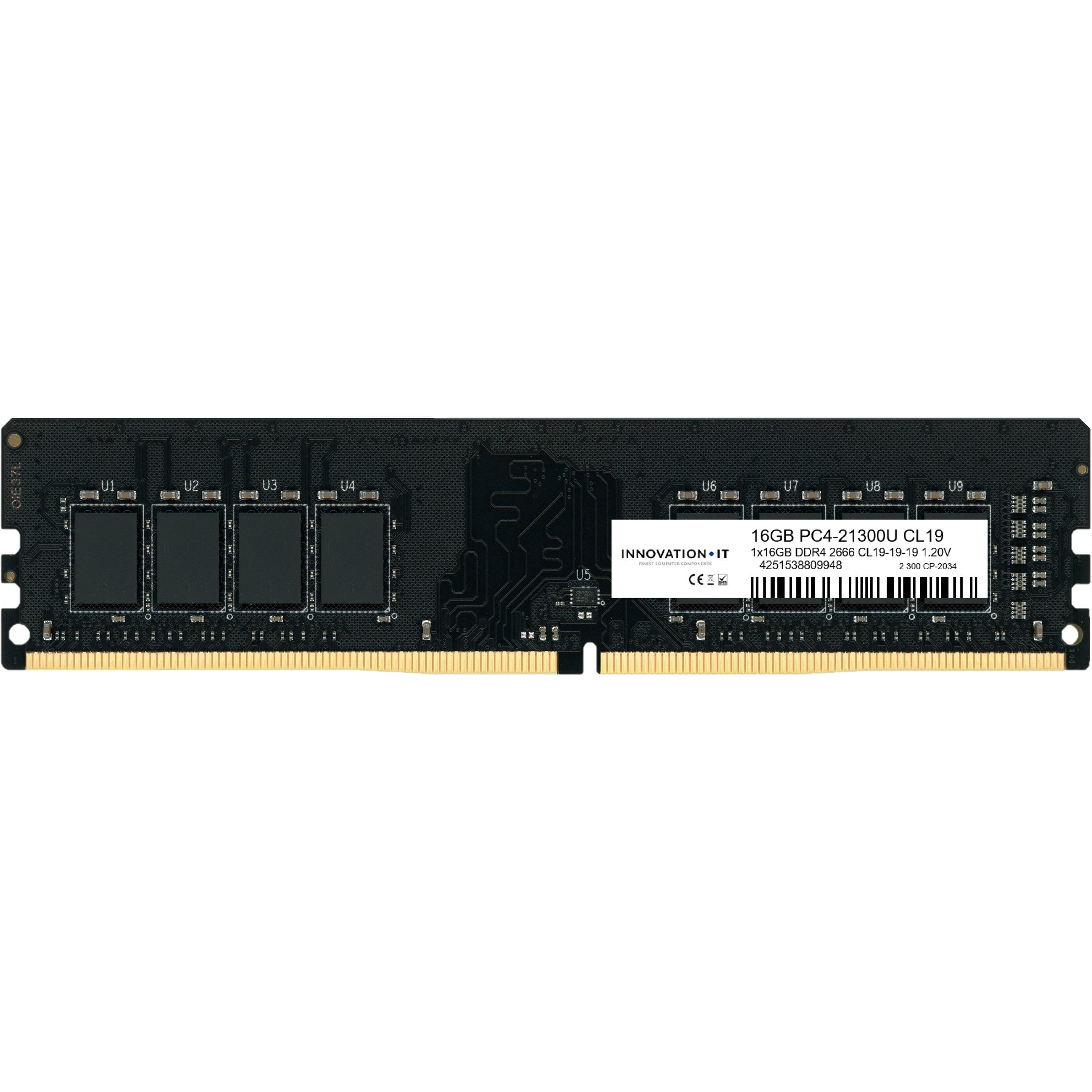Innovation IT 16GB DDR4-2666 DIMM (Inno16G26662GS)