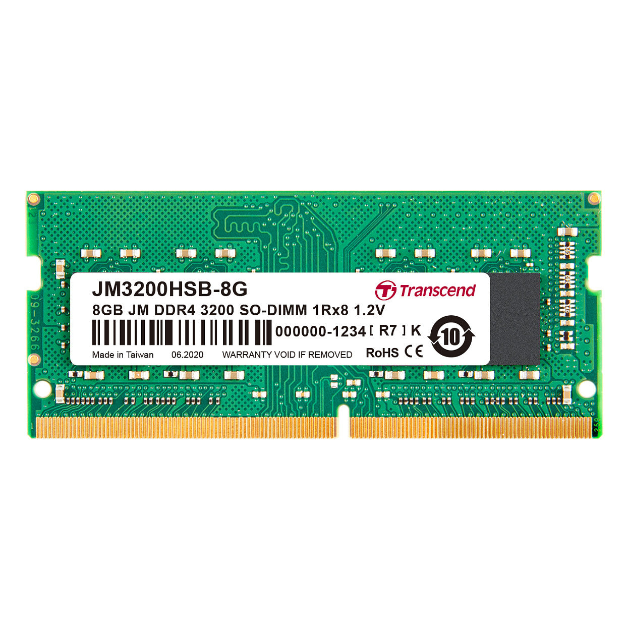 Transcend 8GB DDR4-3200 SO-DIMM (JM3200HSB-8G)
