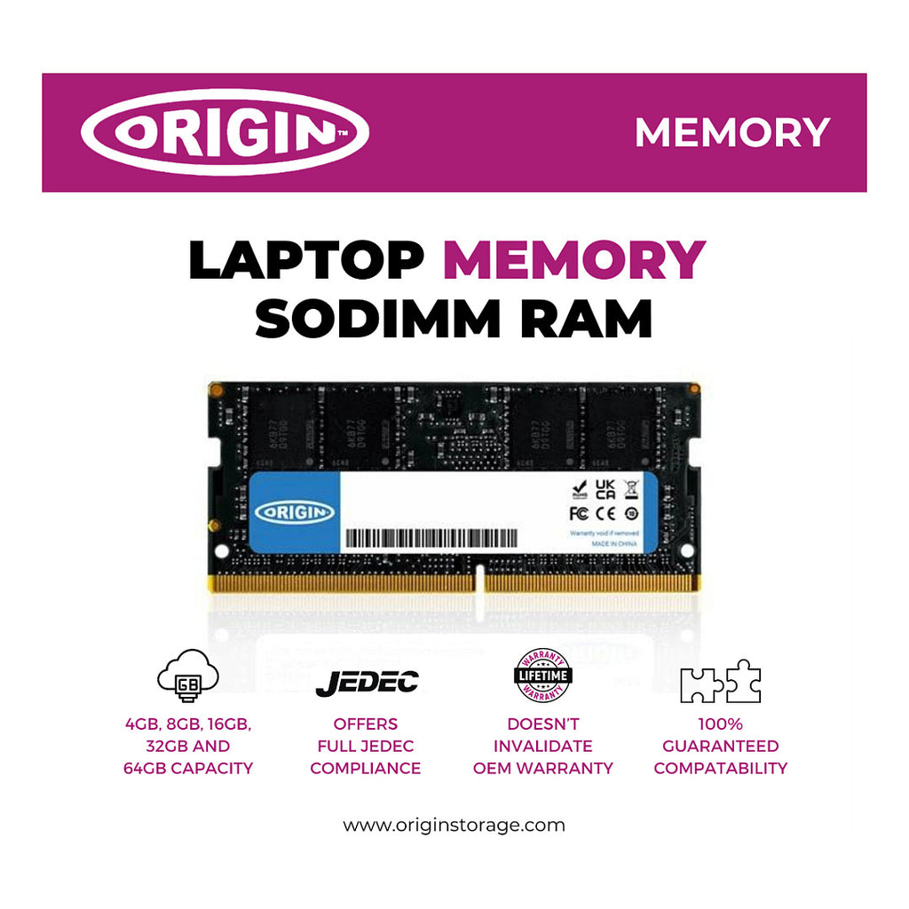 ORIGIN STORAGE 8GB DDR4-3200 SO-DIMM (OM8G43200SO1RX8NE12) — image 6