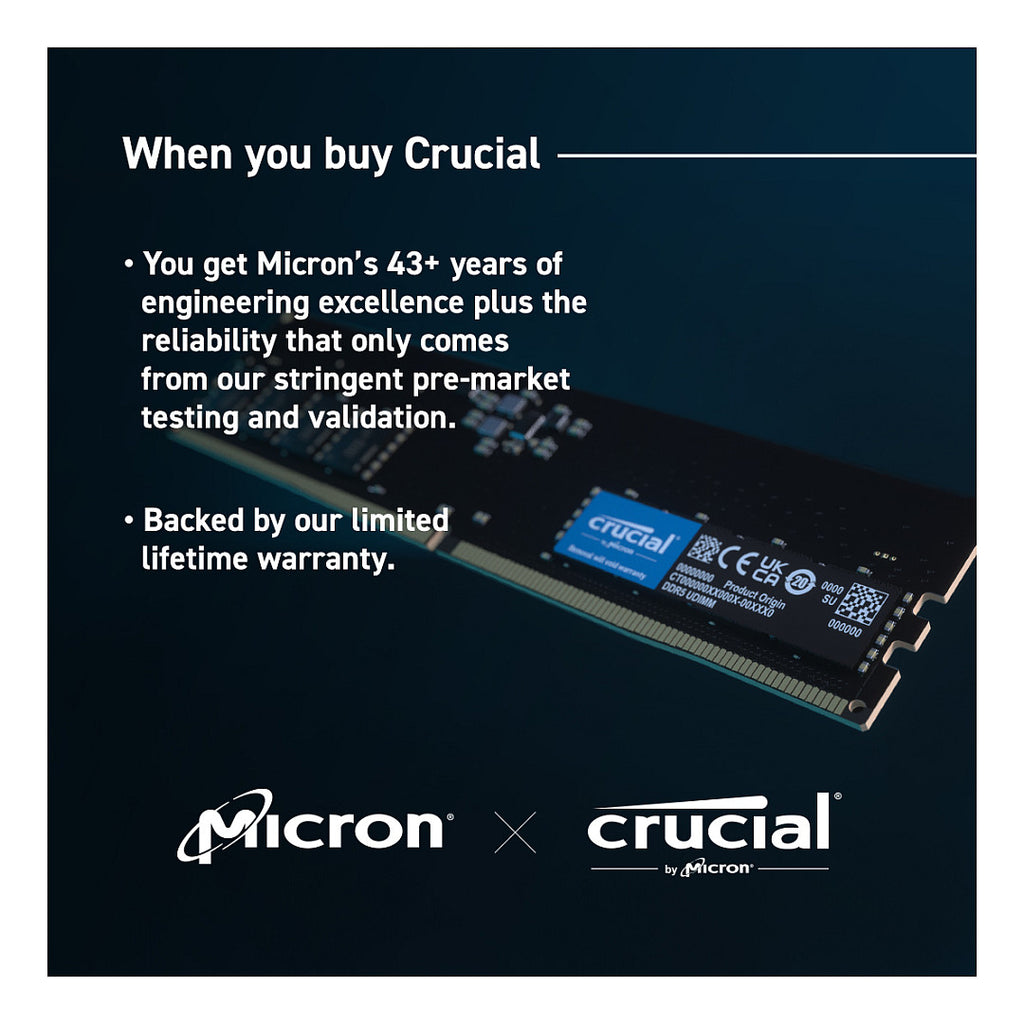 Crucial 32GB DDR5-5600 DIMM ECC