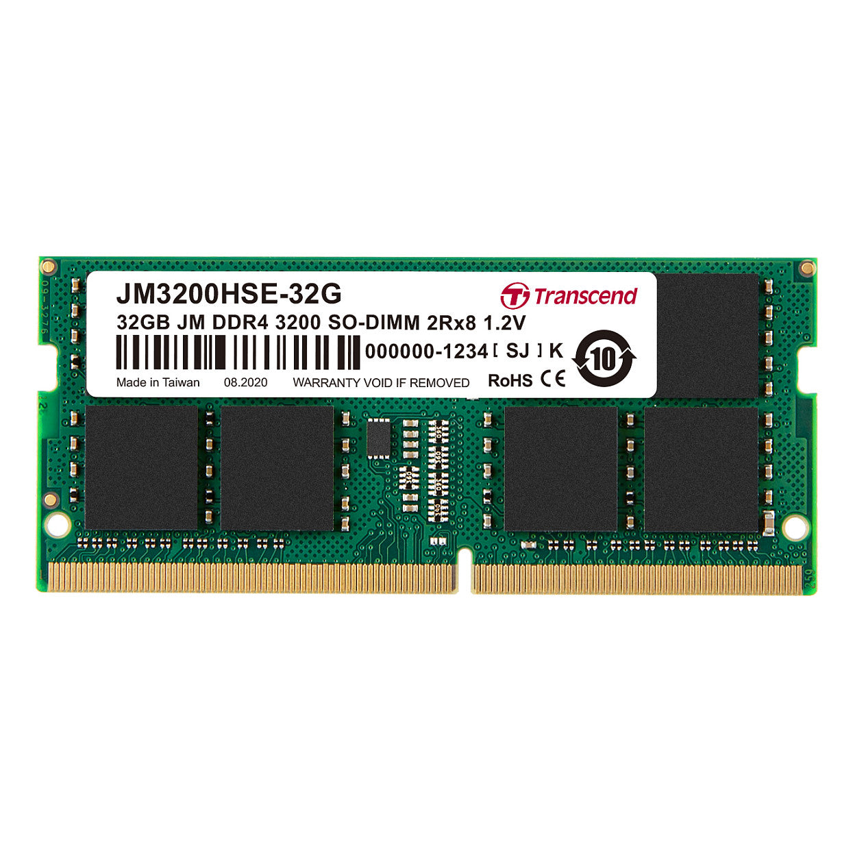 Transcend 32GB DDR4-3200 SO-DIMM
