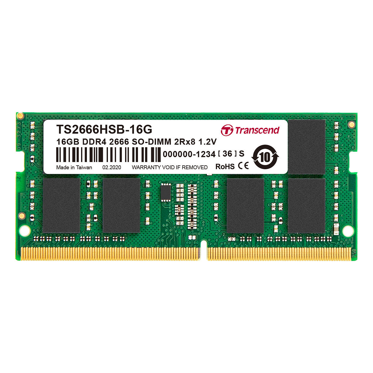 Transcend 16GB DDR4-2666 SO-DIMM