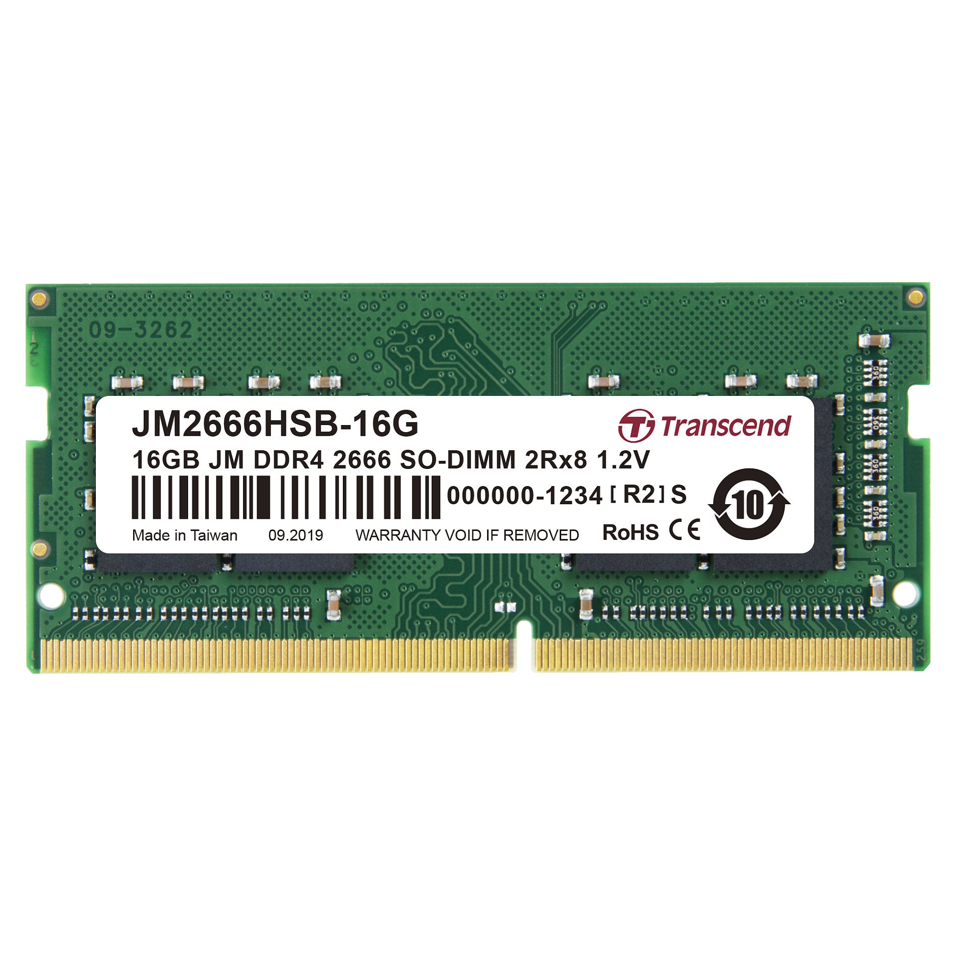 Transcend 16GB DDR4-2666 SO-DIMM
