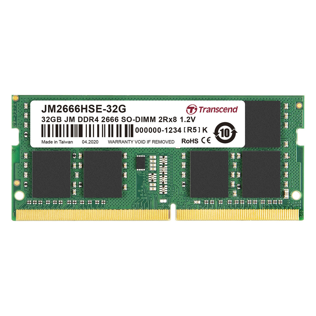 Transcend 32GB DDR4-2666 SO-DIMM
