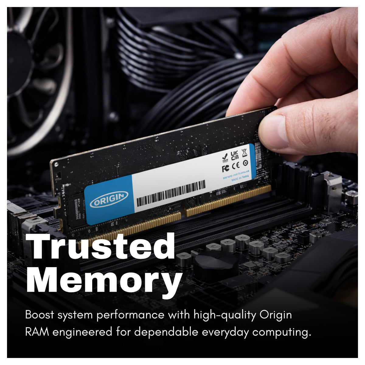 ORIGIN STORAGE 16GB DDR5-5600 SO-DIMM ECC (OM16G55600SO1RX8NE11) — image 2
